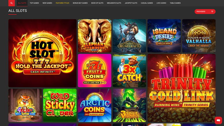 Betonic — Games lobby