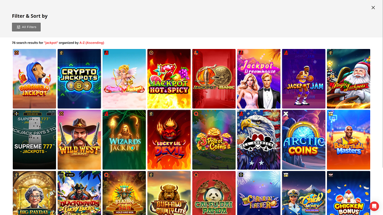 BetOnline Casino — Jackpot games