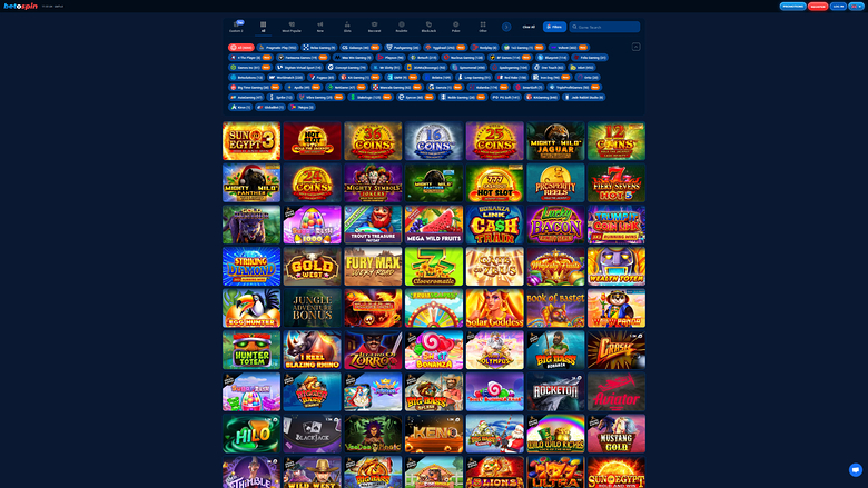 BetOspin Casino — Games by studio