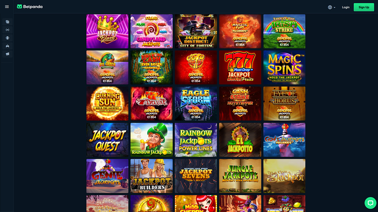 BetPanda Casino — Jackpot games