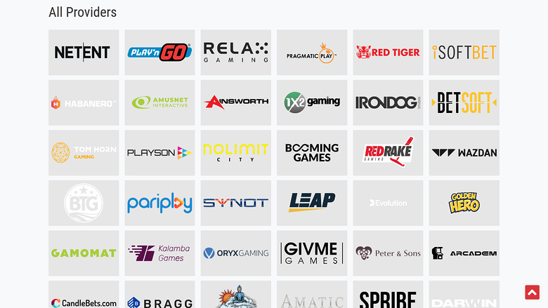 BetRebels Casino — Games by studio