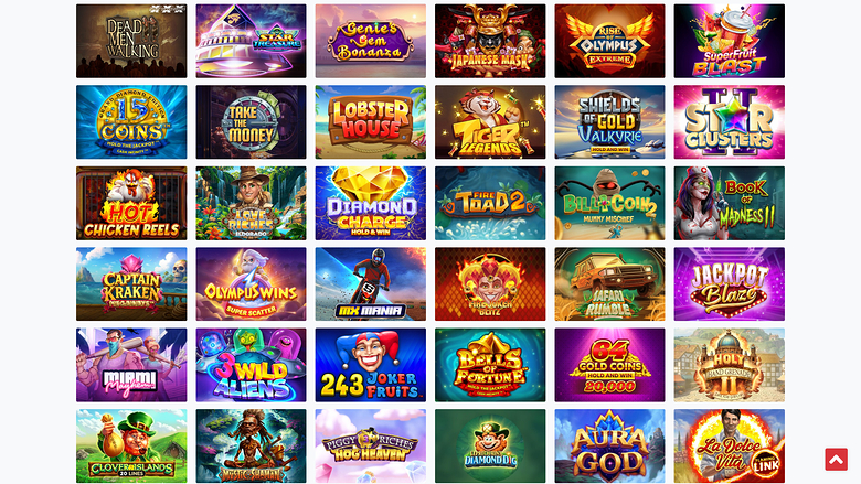 BetRebels Casino — Games lobby