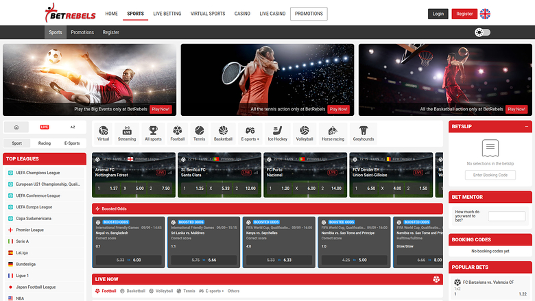 BetRebels Casino — Sportsbook