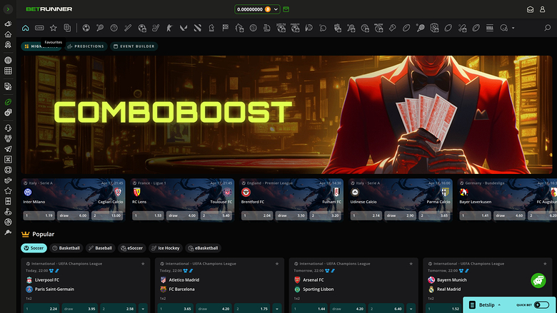 BetRunner Casino — Sportsbook