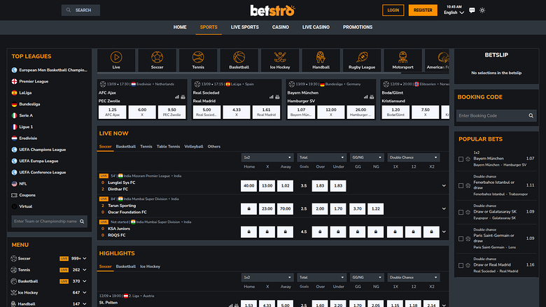 Betstro Casino — Sportsbook