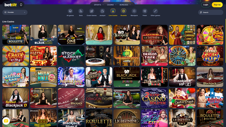 Bettilt Casino — Live dealer lobby