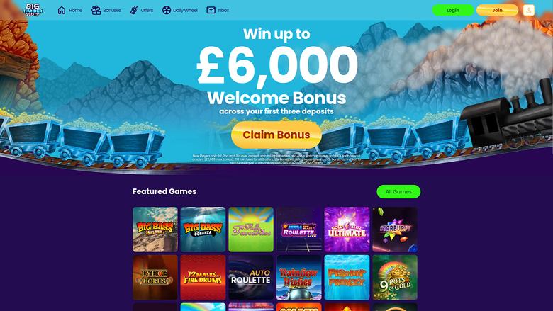 Big Thunder Slots Casino — Homepage