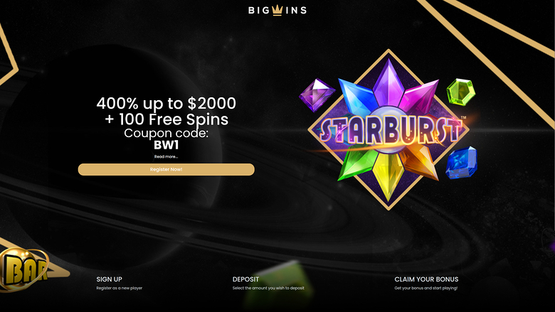BigWins — Homepage