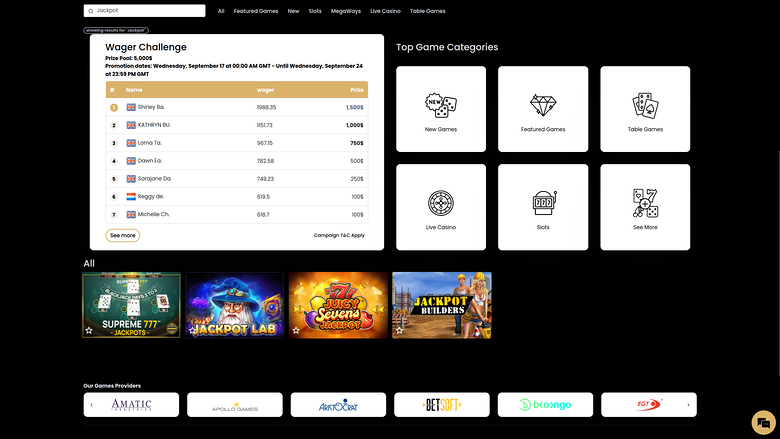 BigWins — Jackpot games