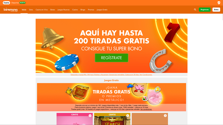 Bingo Botemania — Homepage