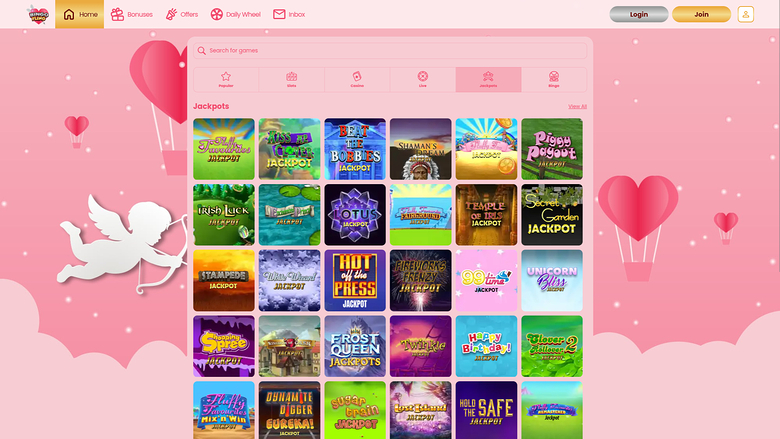 Bingo Fling Casino — Jackpot games