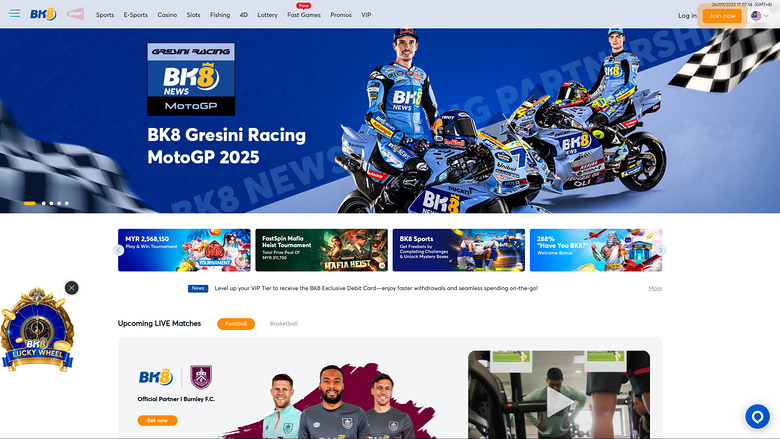 BK8 — Homepage