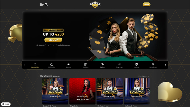 BlackJack City — Homepage