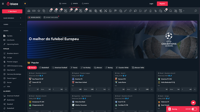 Blaze — Sportsbook