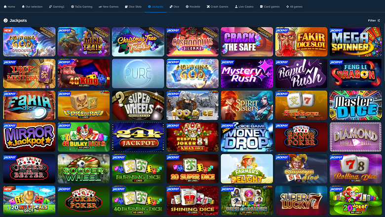 Blitz Casino — Jackpot games