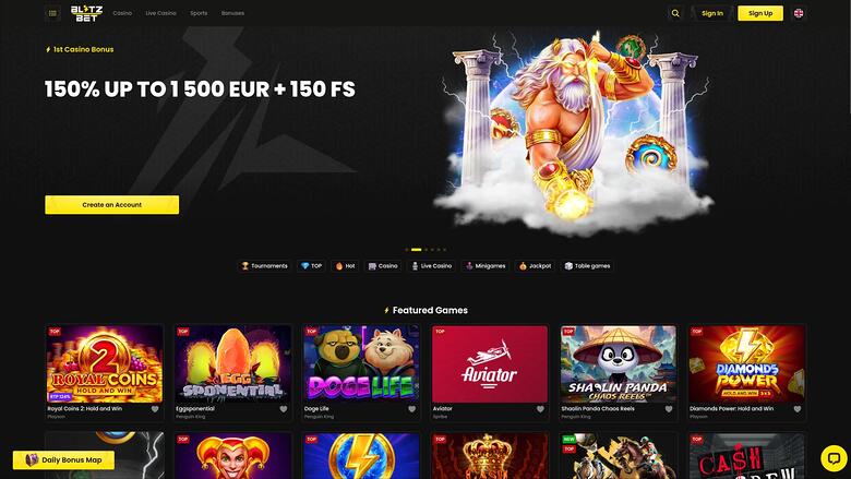Blitzbet Casino — Homepage