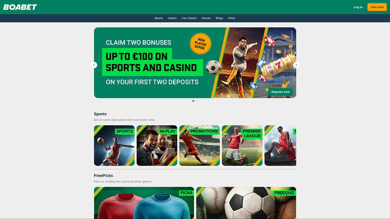 BoaBet Casino — Hp