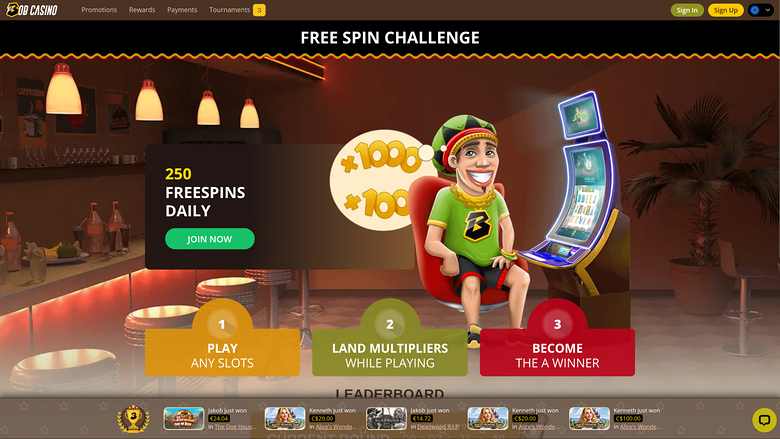 Bob Casino — Tournaments