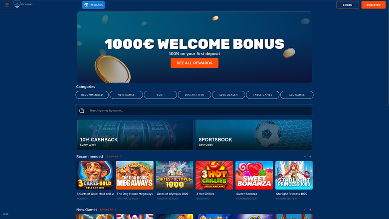 Bof Casino — Homepage