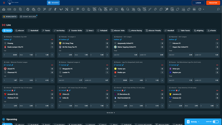 Bof Casino — Sportsbook