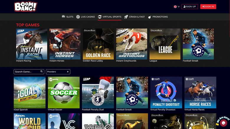Boombang Casino — Sportsbook