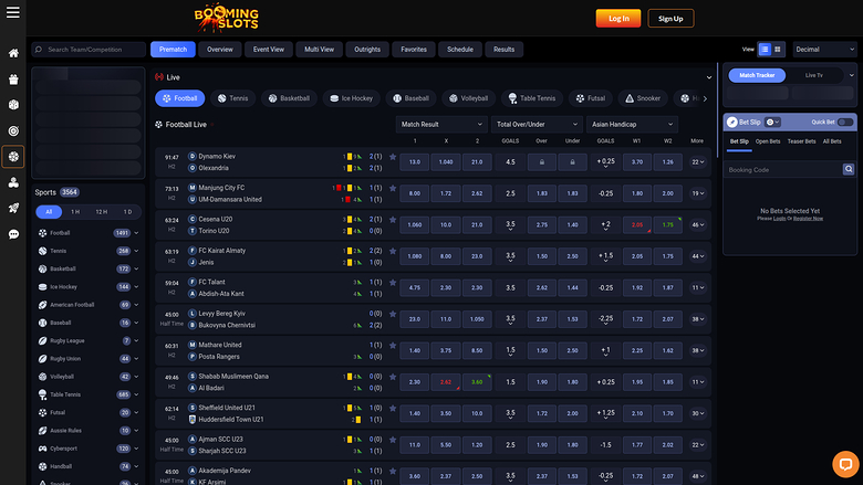 BoomingSlots Casino — Sportsbook