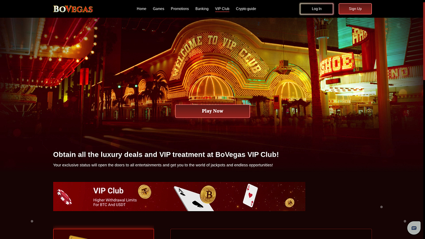 BoVegas Casino — VIP section