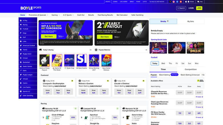 BoyleSports Casino — Sportsbook