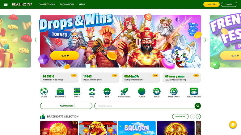 Brazino777 Casino — Homepage