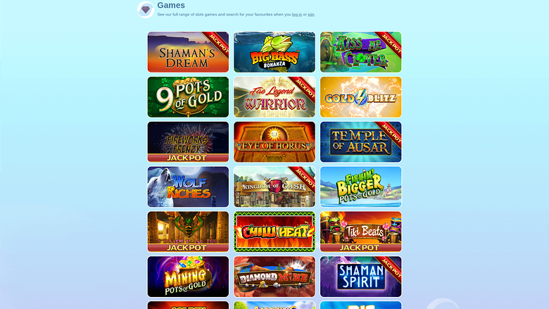 Bubble Bonus Bingo — Games lobby