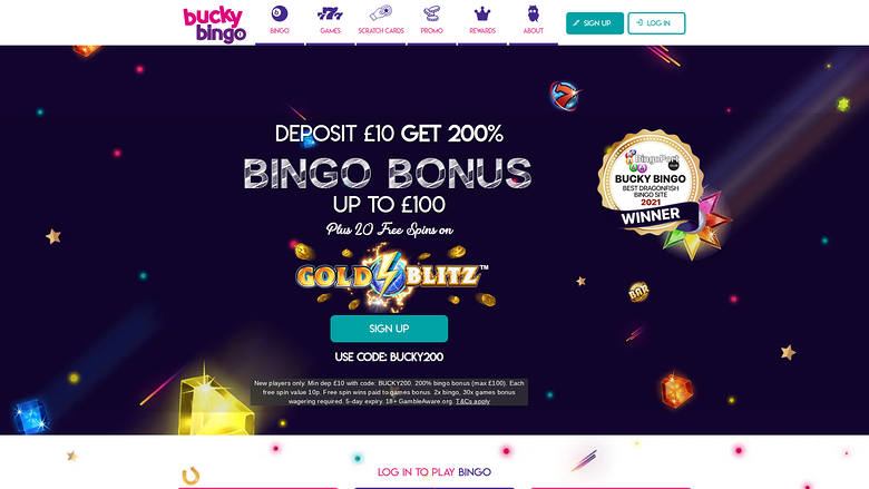 Bucky Bingo — Homepage