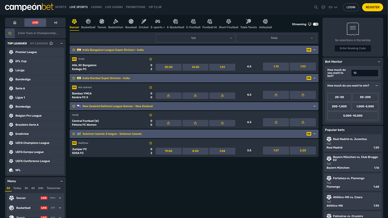 Campeonbet Casino — Sportsbook