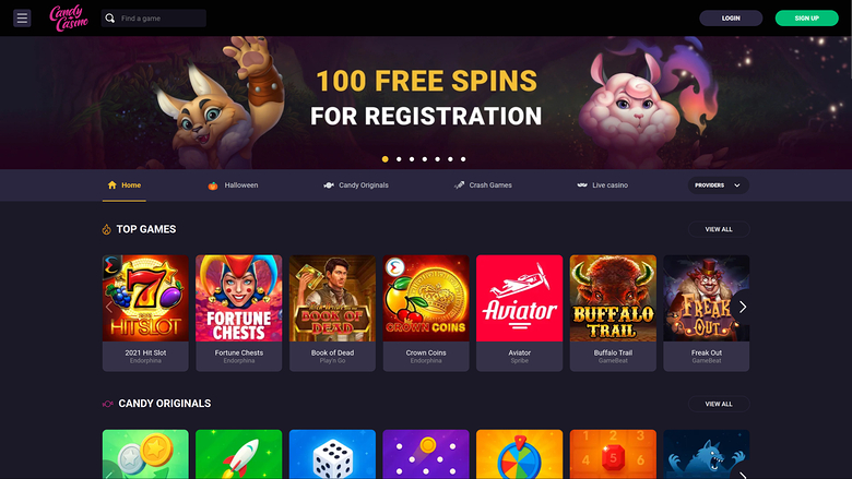 Candy Casino — Homepage