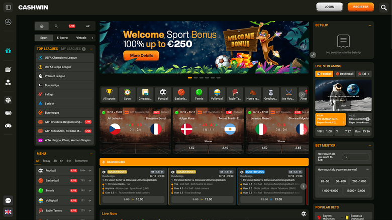Cashwin — Sportsbook