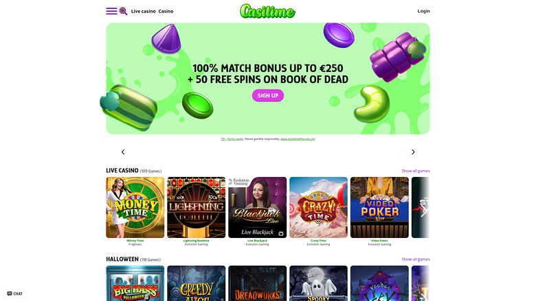 Casilime Casino — Homepage