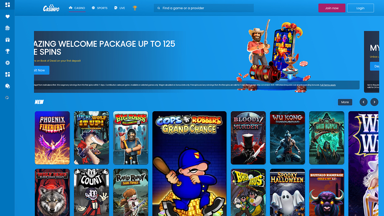 Casimpo Casino — Homepage