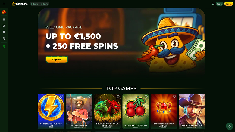 Casinacho Casino — Homepage