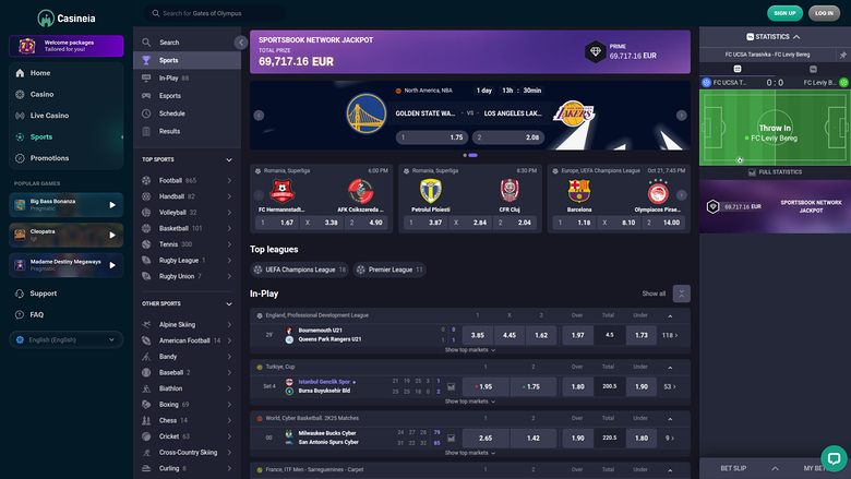 Casineia Casino — Sportsbook
