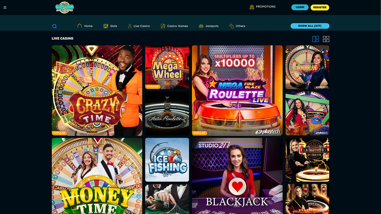 Casino And Friends — Live dealer lobby