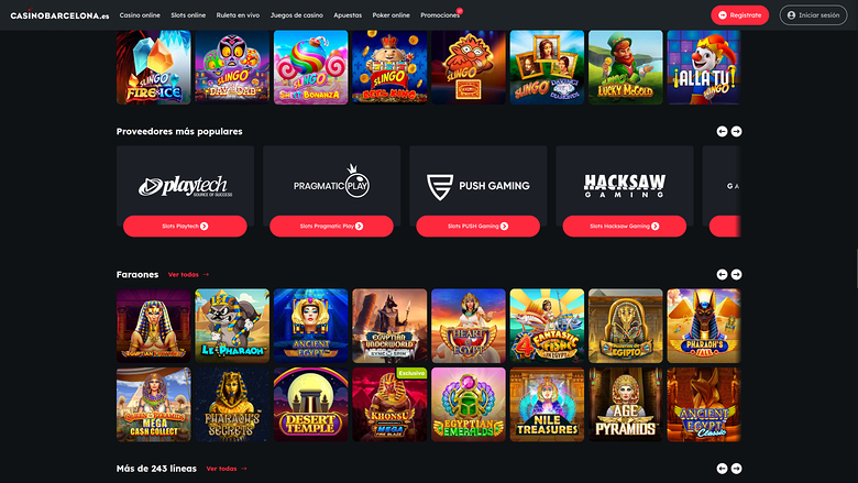 Casino Barcelona — Games by studio