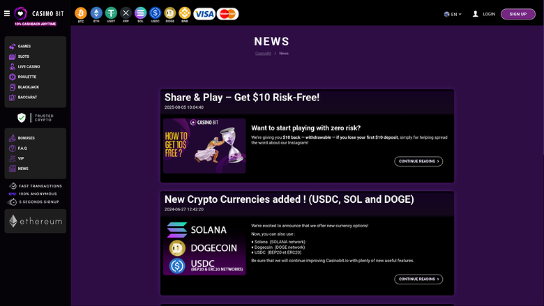 Casino Bit — News