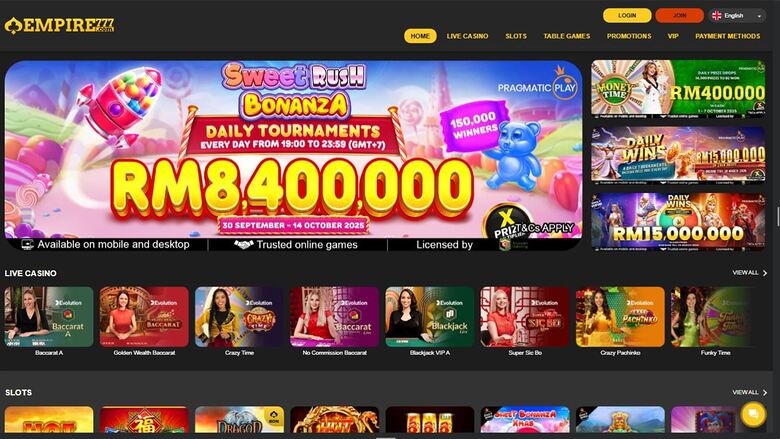 Casino Empire777 — Homepage