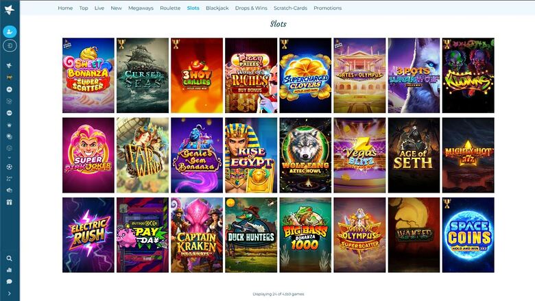 Casino Estrella — Games lobby