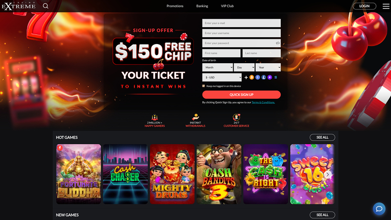 Casino Extreme — Homepage