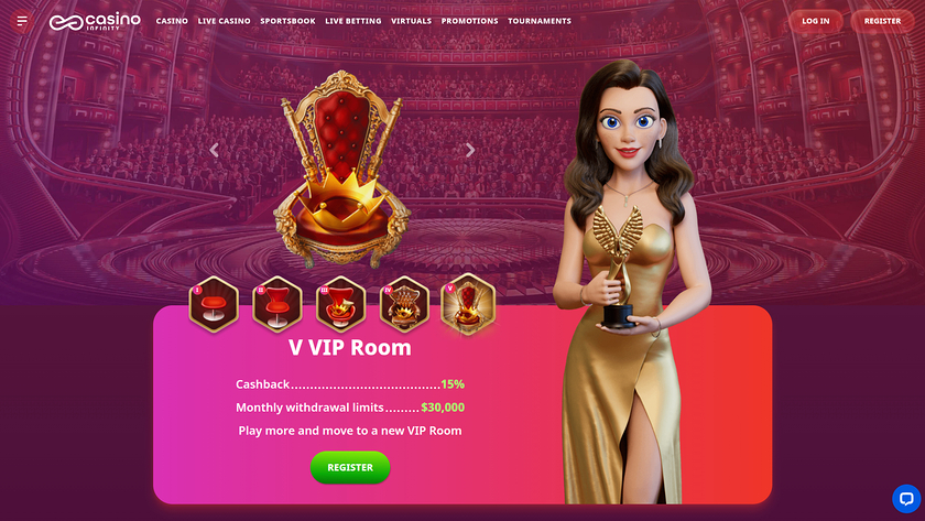 Casino Infinity — VIP section