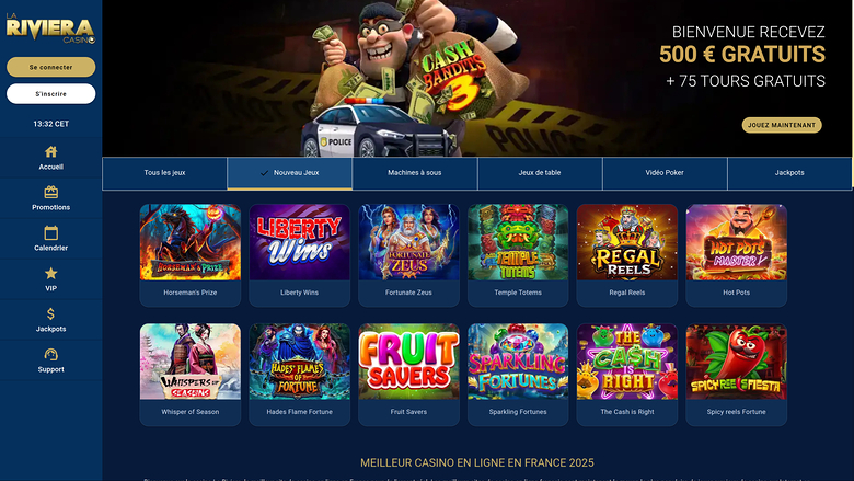 Casino La Riviera — Homepage
