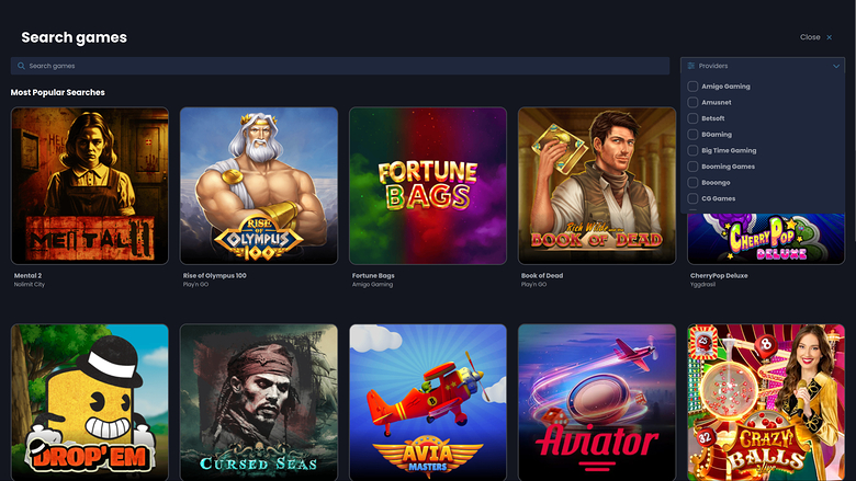 Casino Night — Games by studio