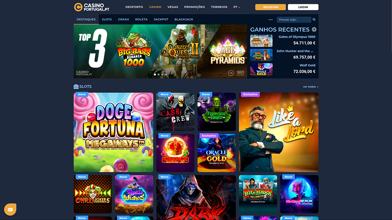 Casino Portugal — Homepage