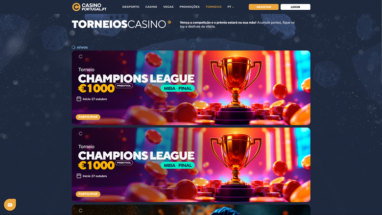 Casino Portugal — Tournaments