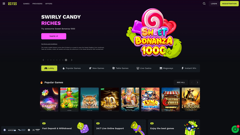 Casino999 — Homepage
